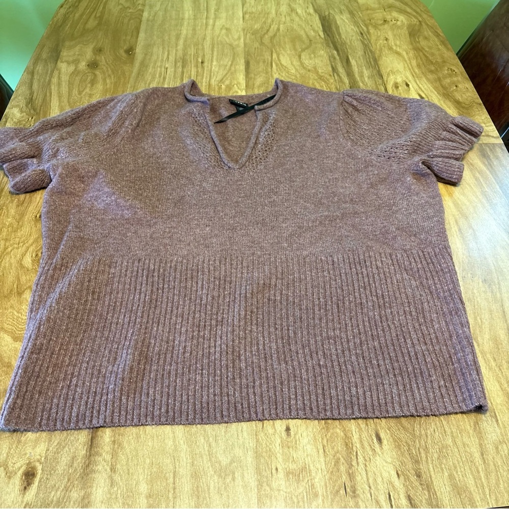 3/$25 Torrid Earth Tone V-Neck Detail Short Sleeve Pullover Sweater Plus Size 3